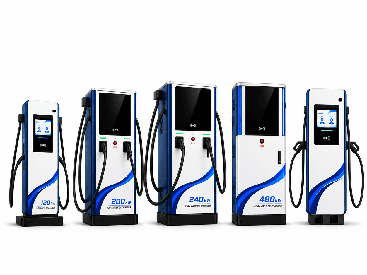 EasyCharge DC Ultra-Fast Charger Lineup (120kW to 480kW)